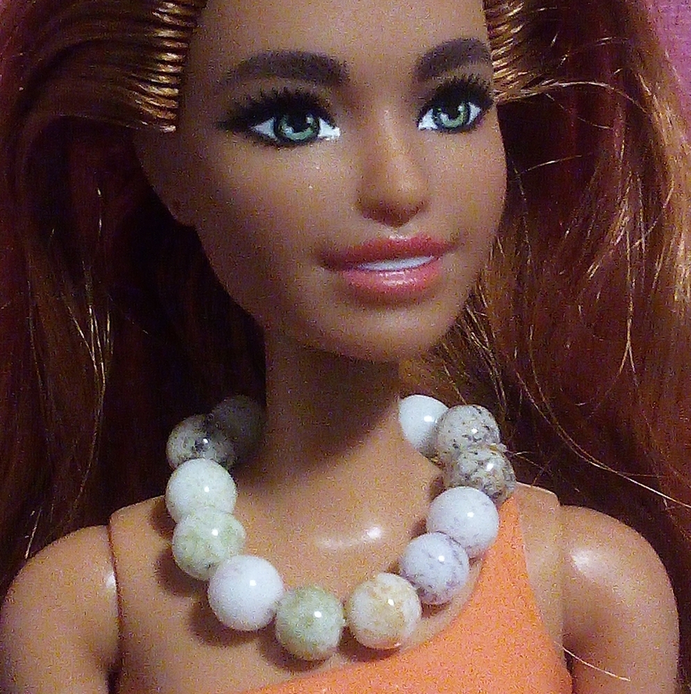 Barbie Glass Beaded Necklace